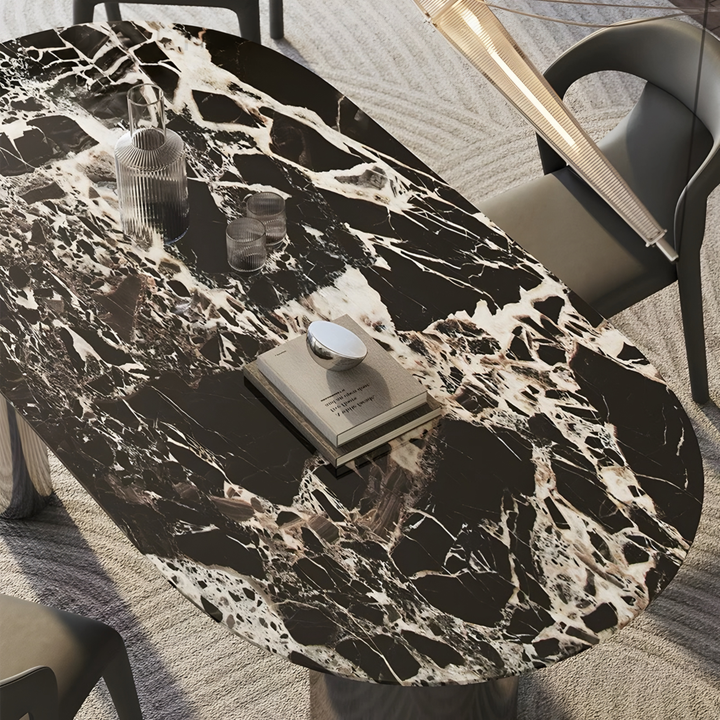 GRENVILLE Modern Marble Dining Table - Urban Mood Singapore