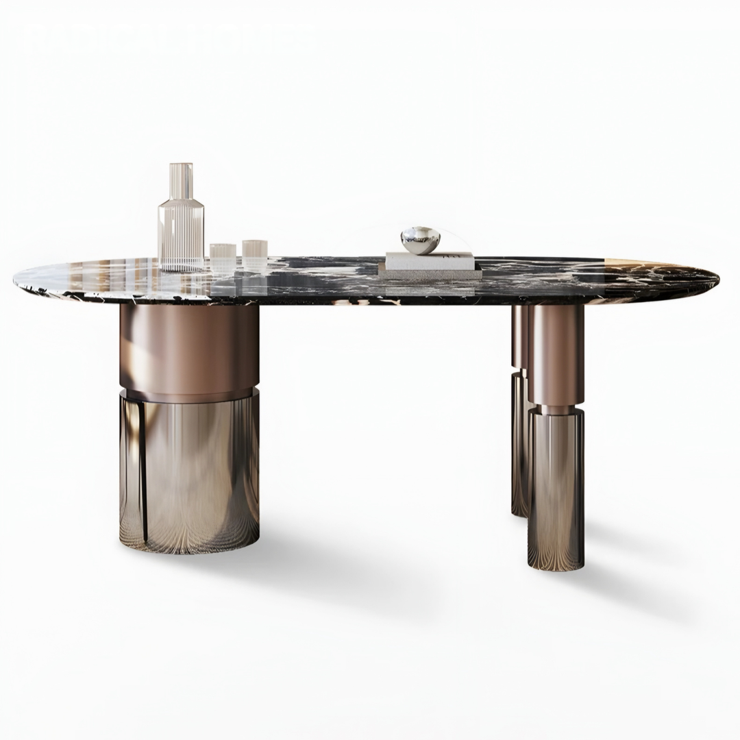 GRENVILLE Modern Marble Dining Table - Urban Mood Singapore