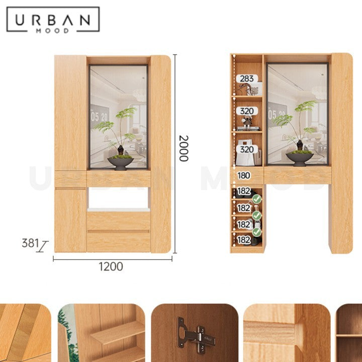 GRILL Modern Shoe Cabinet with Console Table