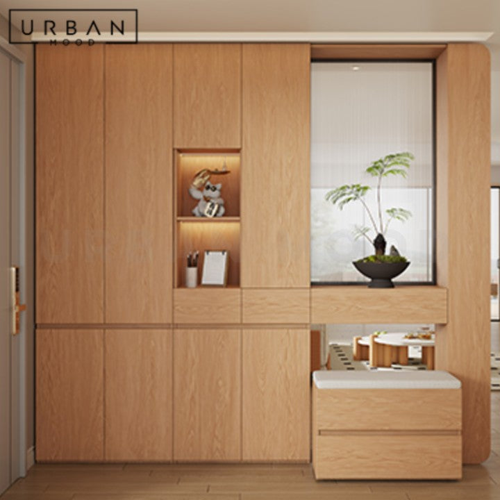 GRILL Modern Shoe Cabinet with Console Table