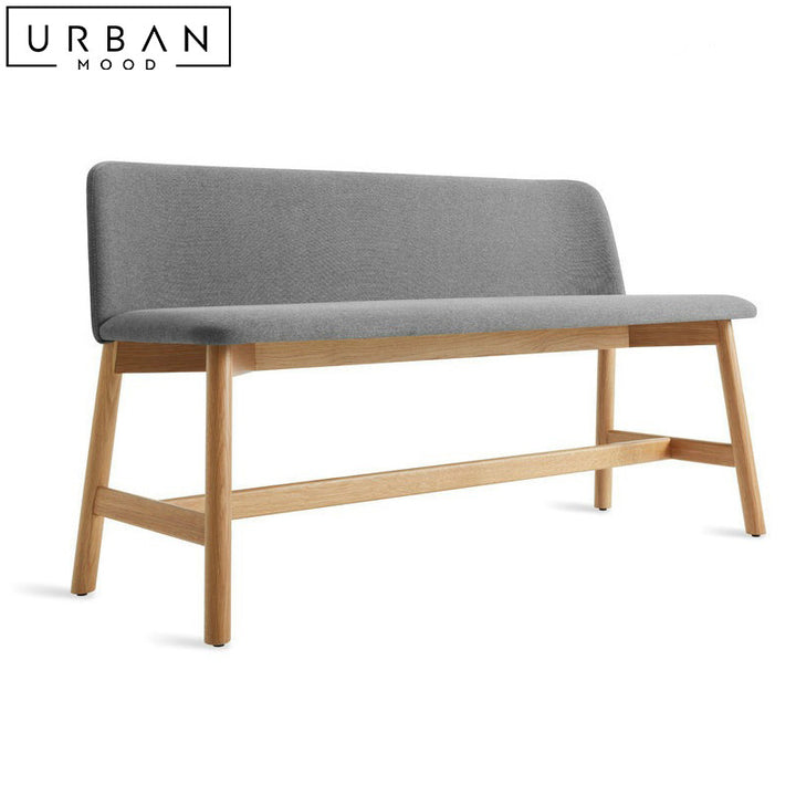 DIRA Modern Solid Wood Bench