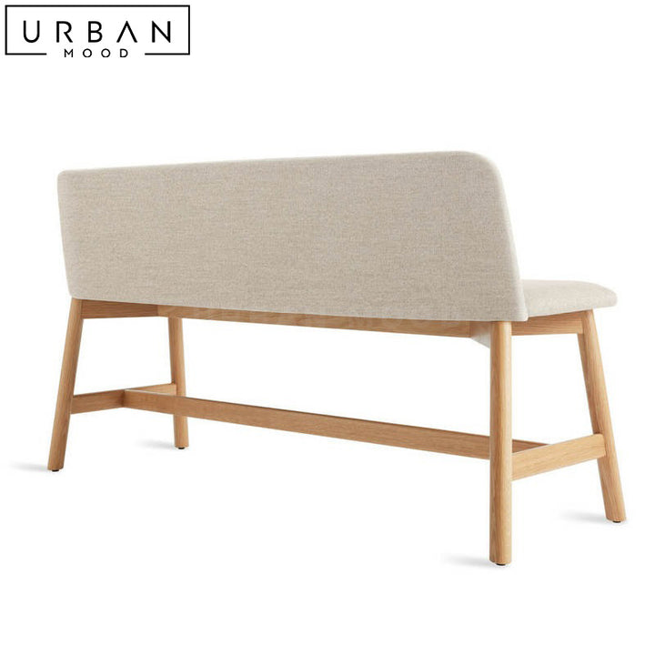 DIRA Modern Solid Wood Bench