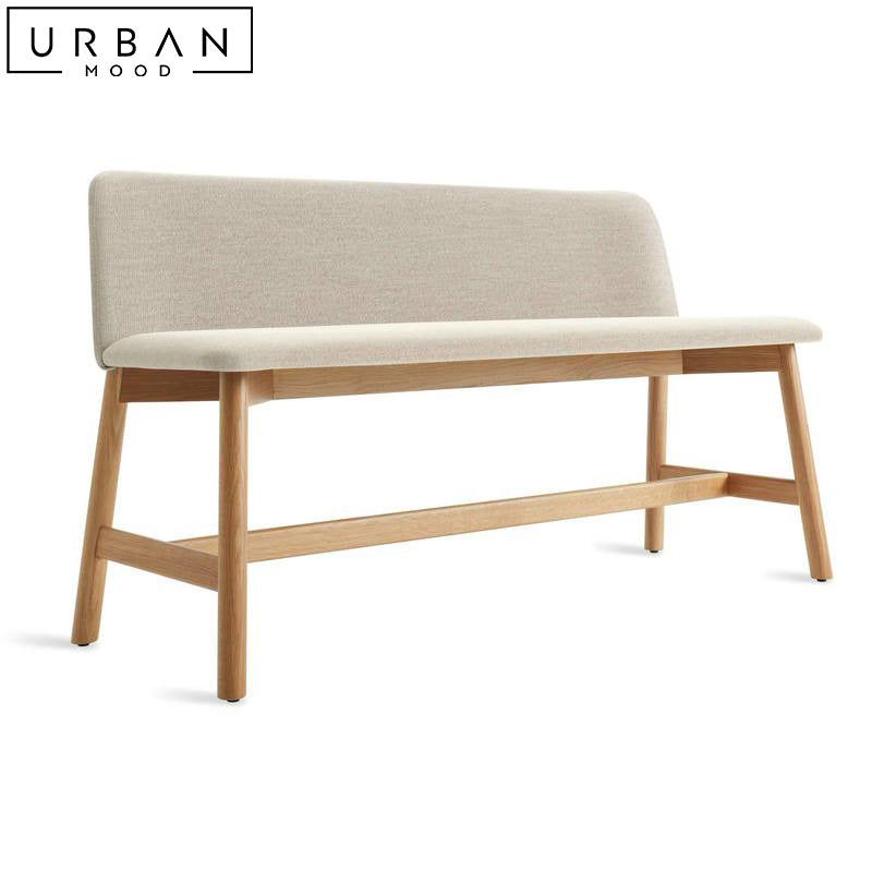 DIRA Modern Solid Wood Bench