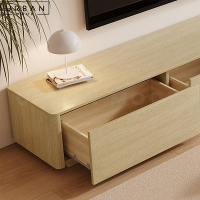 GRONY Japandi TV Console and Coffee Table