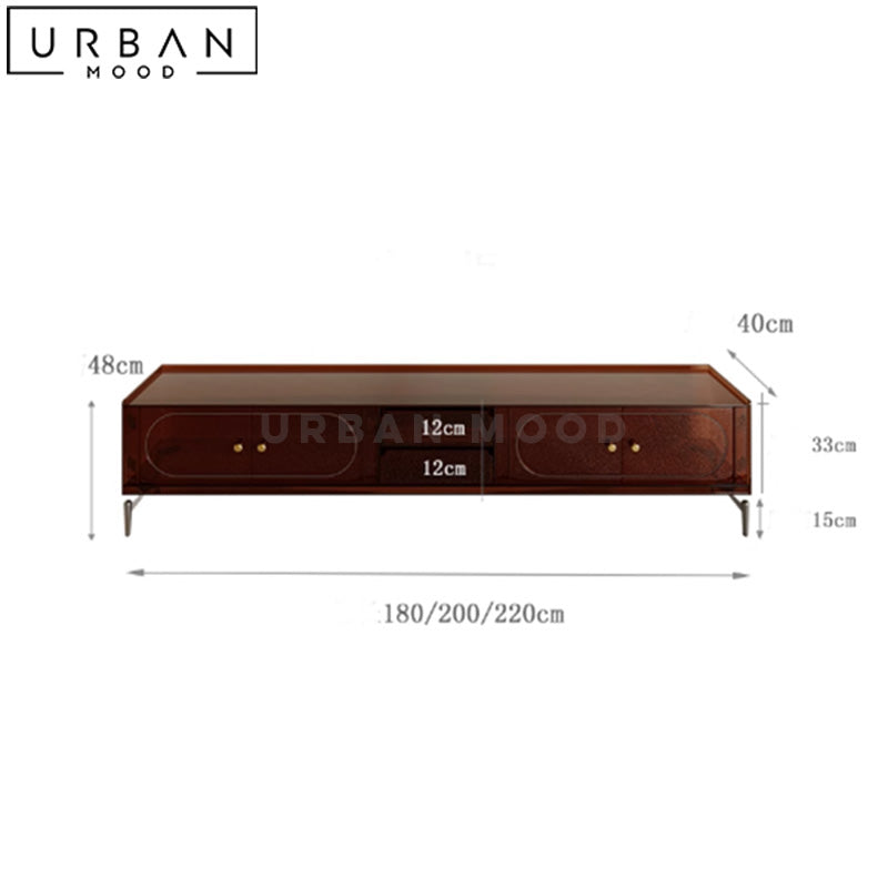 GROVEN Modern Acrylic TV Console