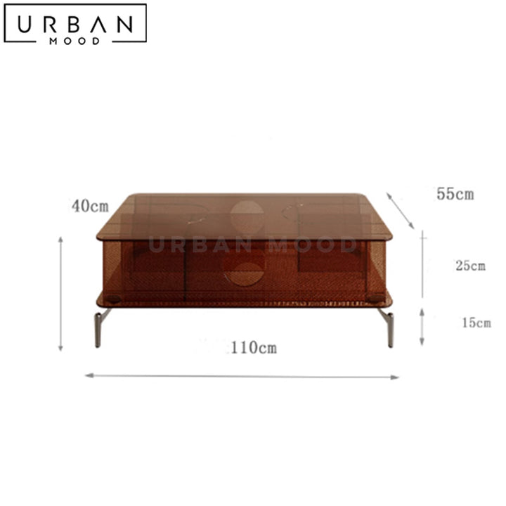 GROVEN Modern Acrylic TV Console