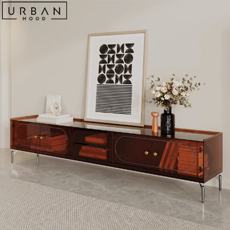 GROVEN Modern Acrylic TV Console