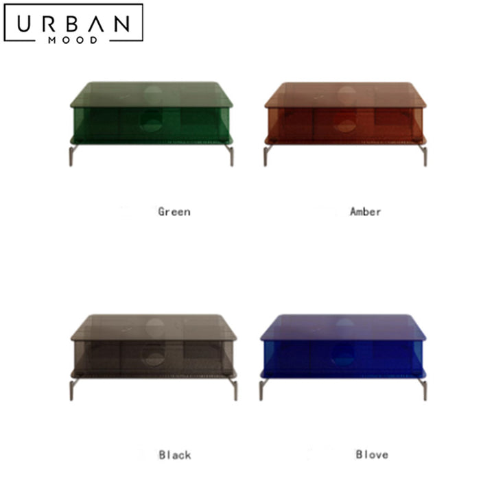 GROVEN Modern Acrylic TV Console