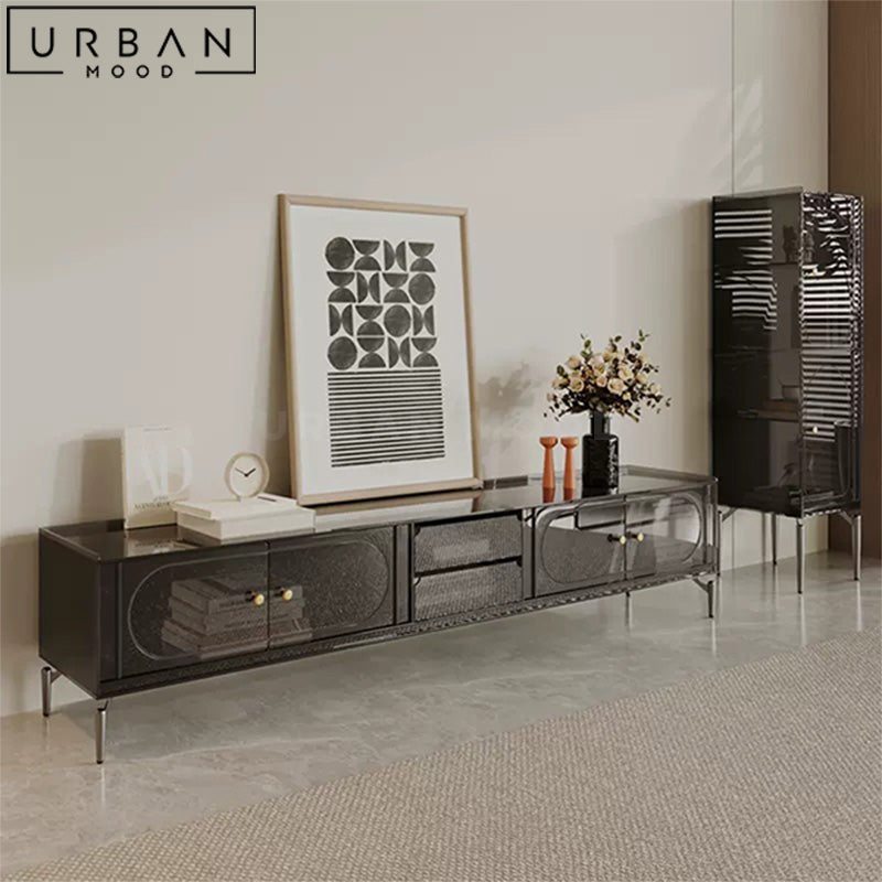 GROVEN Modern Acrylic TV Console