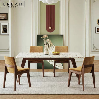 DESCARTE Modern Terrazzo Dining Table