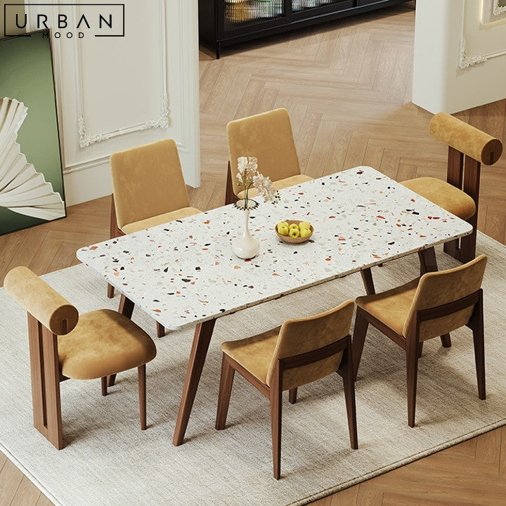 DESCARTE Modern Terrazzo Dining Table