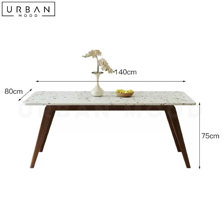 DESCARTE Modern Terrazzo Dining Table