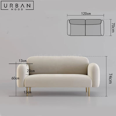 GUIDO Modern Velvet Sofa