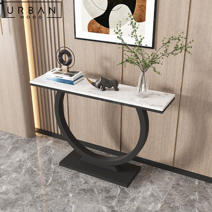 GVANI Modern Marble Console Table