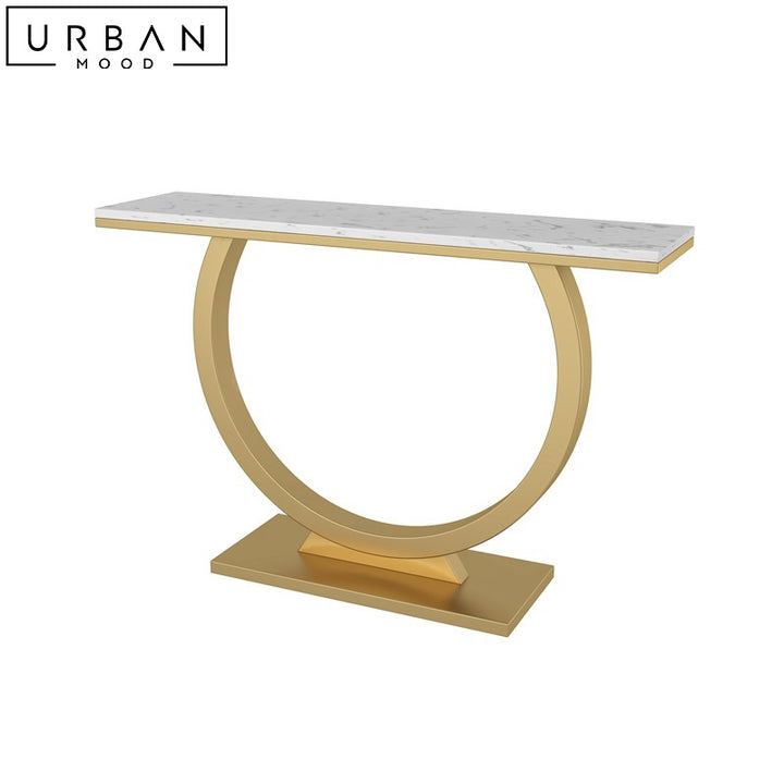 GVANI Modern Marble Console Table