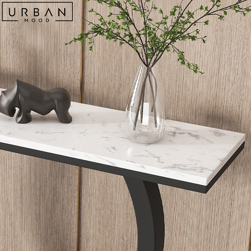 GVANI Modern Marble Console Table