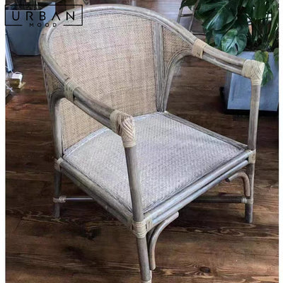 GWEN Vintage Rattan Armchair