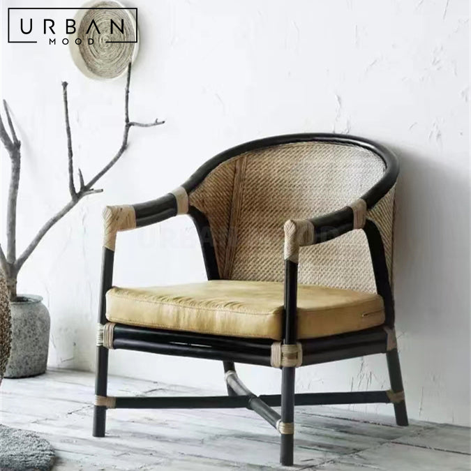 GWEN Vintage Rattan Armchair