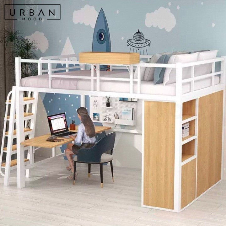 HANVER Modern Loft Bedframe