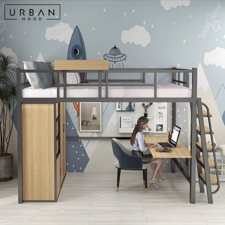 HANVER Modern Loft Bedframe