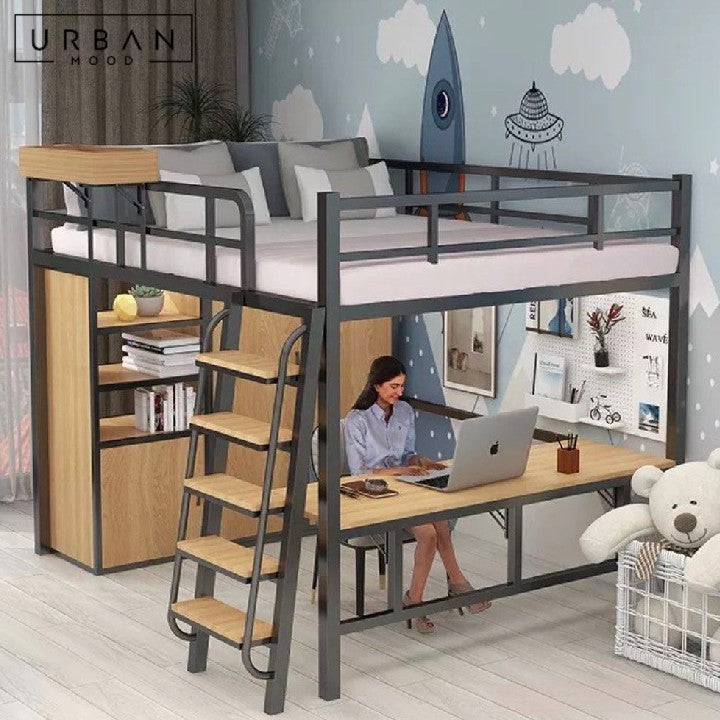 HANVER Modern Loft Bedframe