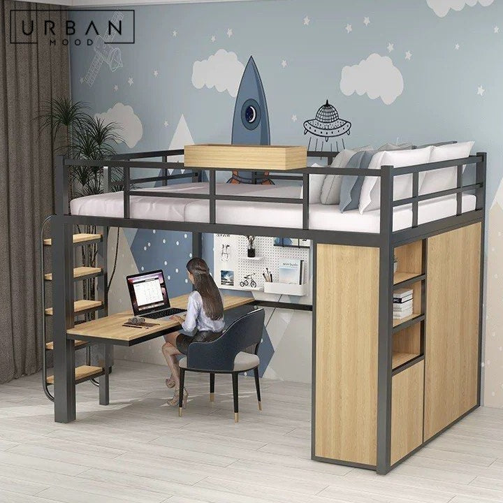 HANVER Modern Loft Bedframe