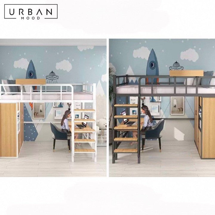 HANVER Modern Loft Bedframe