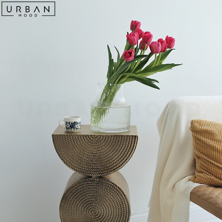 HAKEN Modern Metal Side Table