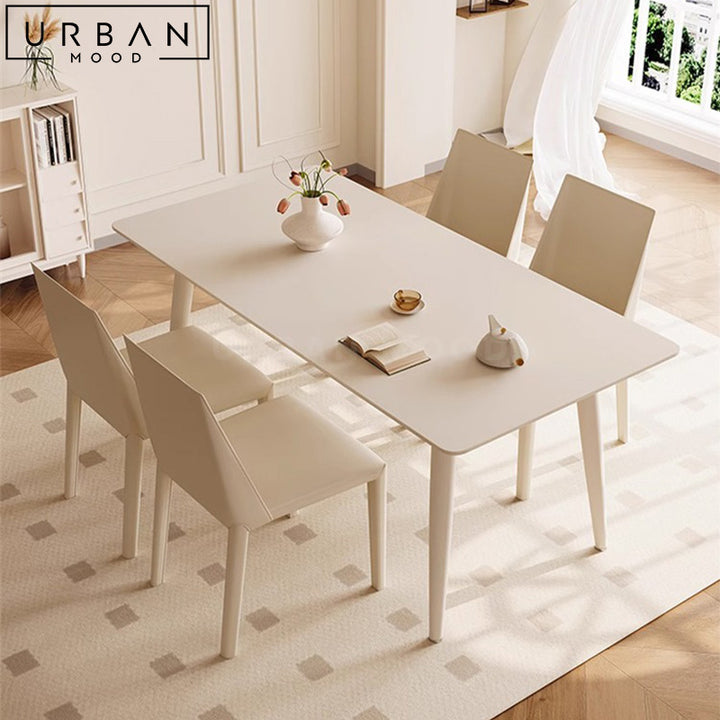 HARLAND Modern Sintered Stone Dining Table Set