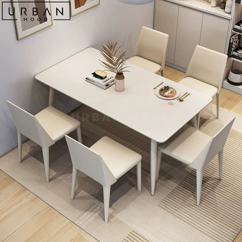 HARLAND Modern Sintered Stone Dining Table Set