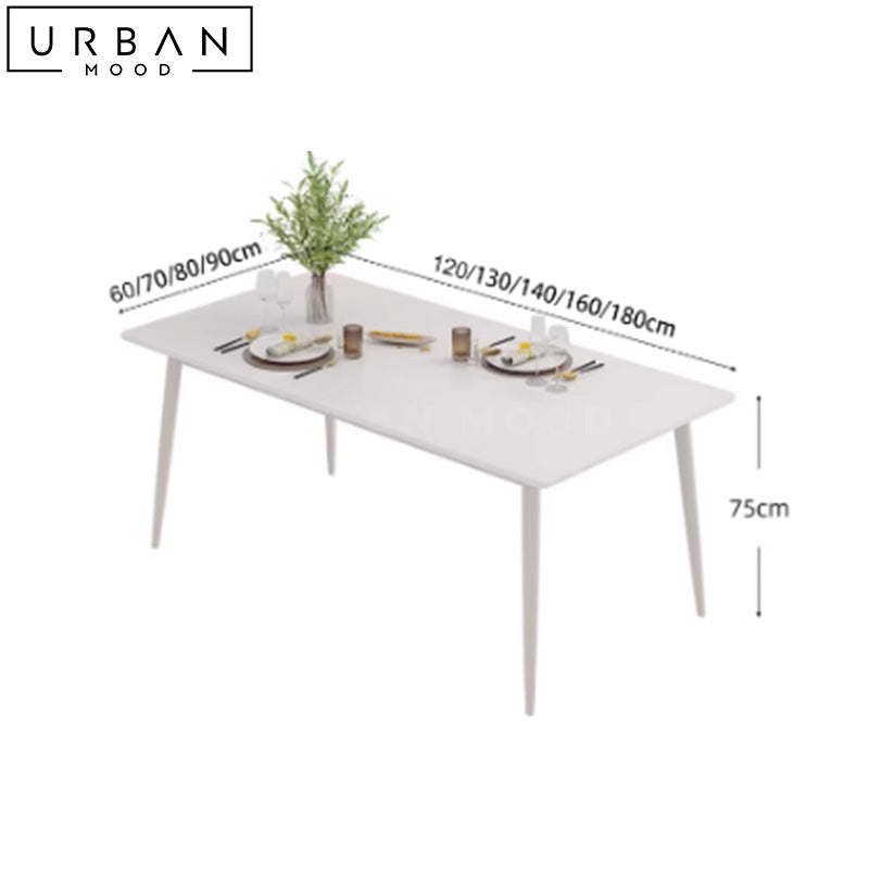 HARLAND Modern Sintered Stone Dining Table Set