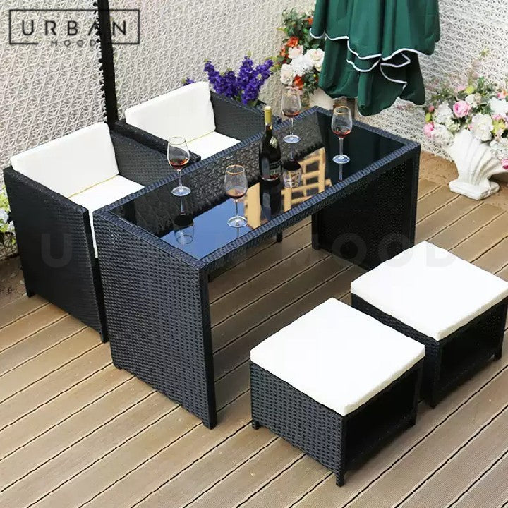 HARMSEN Modern Outdoor Table and Chair