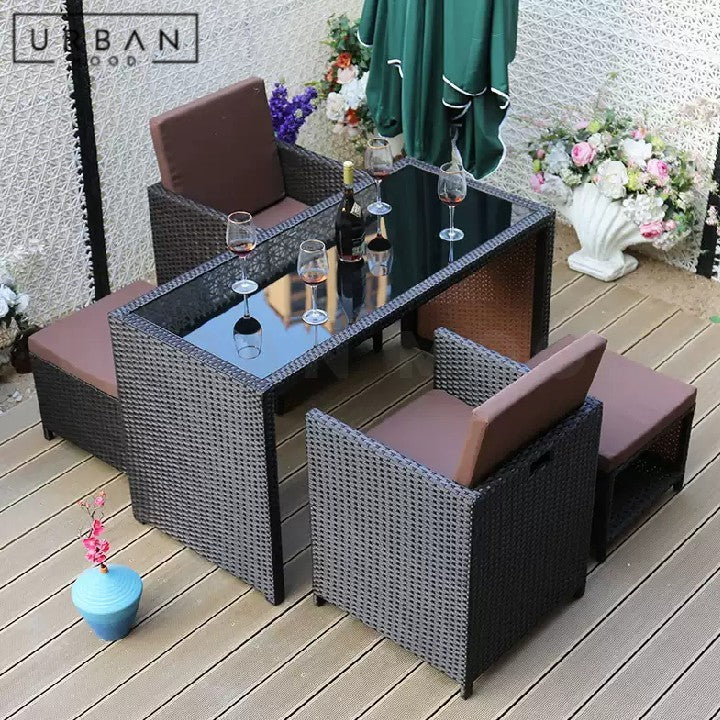 HARMSEN Modern Outdoor Table and Chair