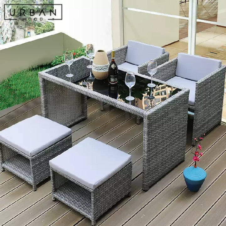 HARMSEN Modern Outdoor Table and Chair