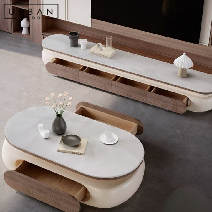 HAUER Modern Sintered Stone TV Console