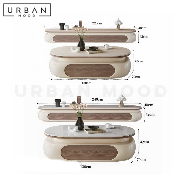 HAUER Modern Sintered Stone TV Console