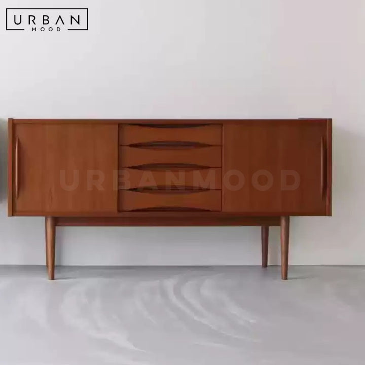HAUSER Retro Solid Wood Sideboard