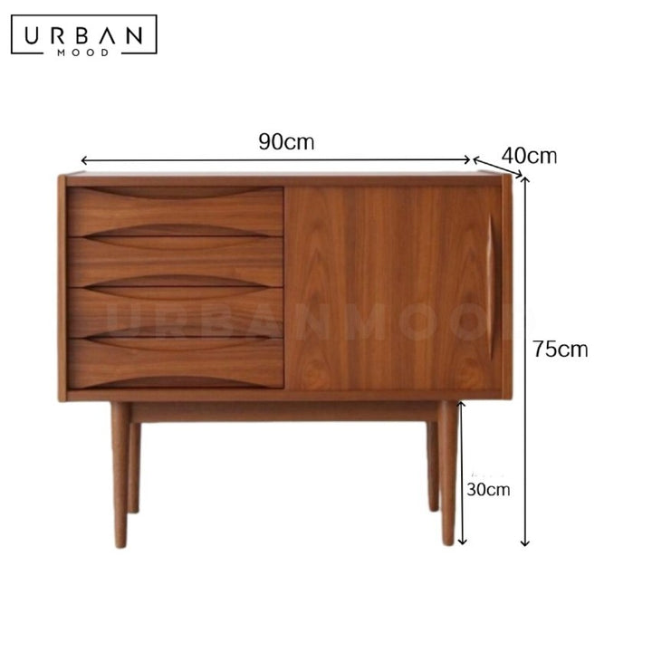 HAUSER Retro Solid Wood Sideboard