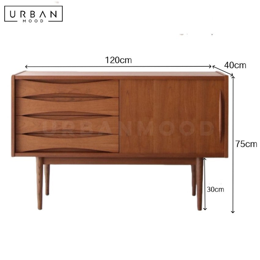 HAUSER Retro Solid Wood Sideboard