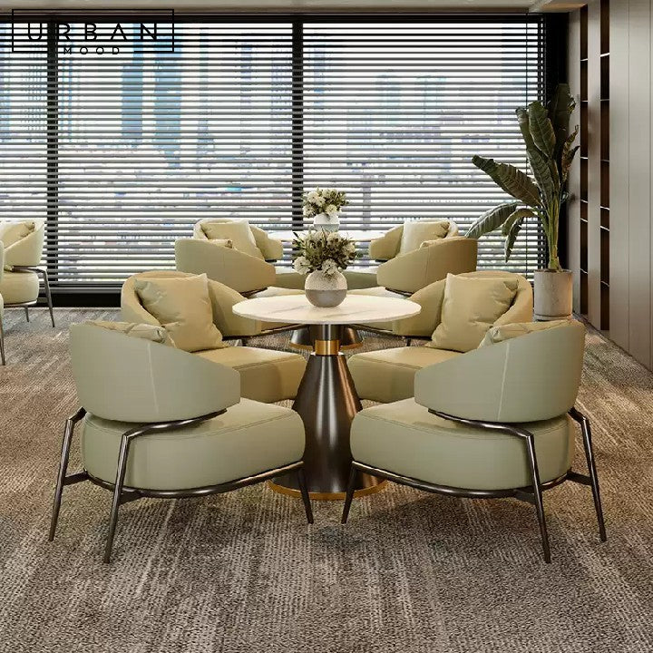 HEGART Modern Leather Lounge Chair