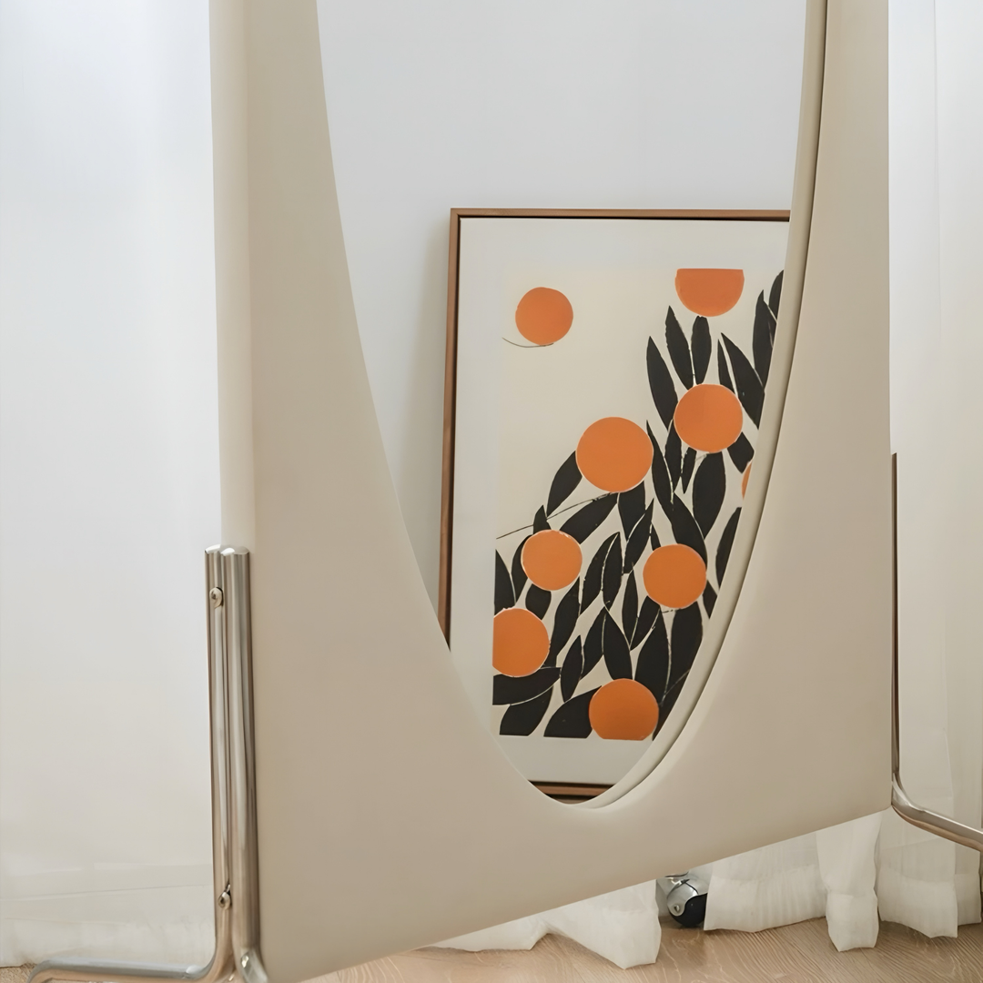 HEIDEN Minimalist Oval Floor Mirror - Urban Mood Singapore