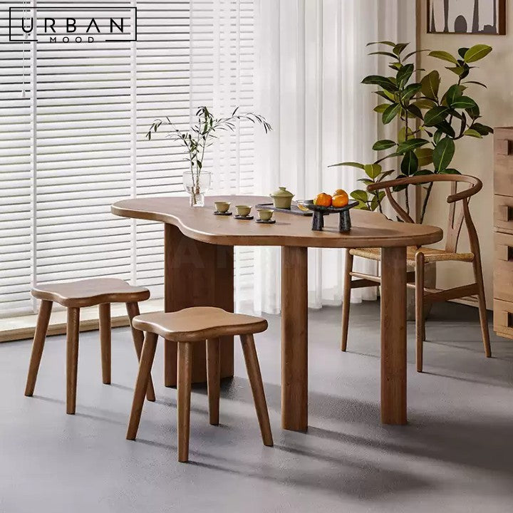 HEKLA Wabi Sabi Solid Wood Dining Table