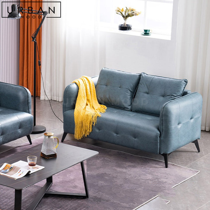 HELAS Modern Leather Sofa