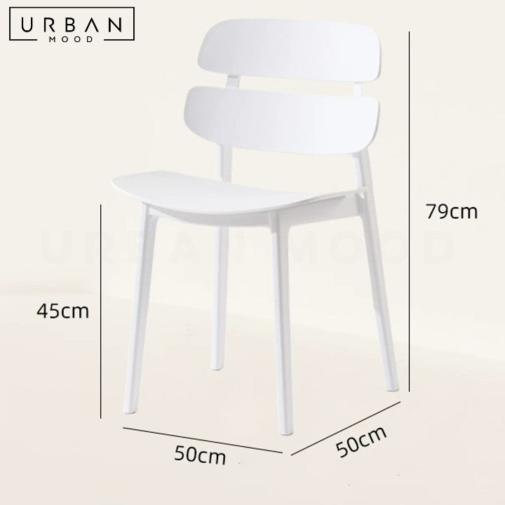 HELLEN Modern Plastic Dining Chair