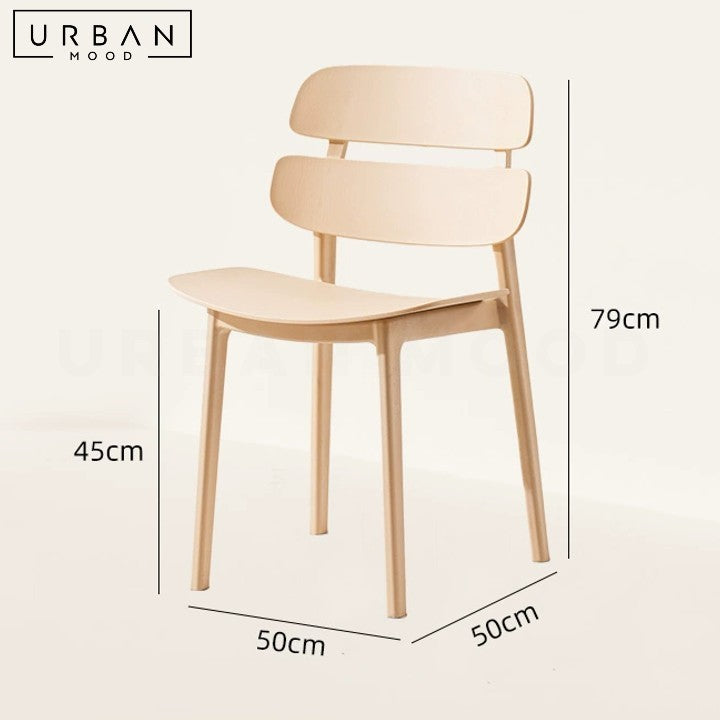 HELLEN Modern Plastic Dining Chair