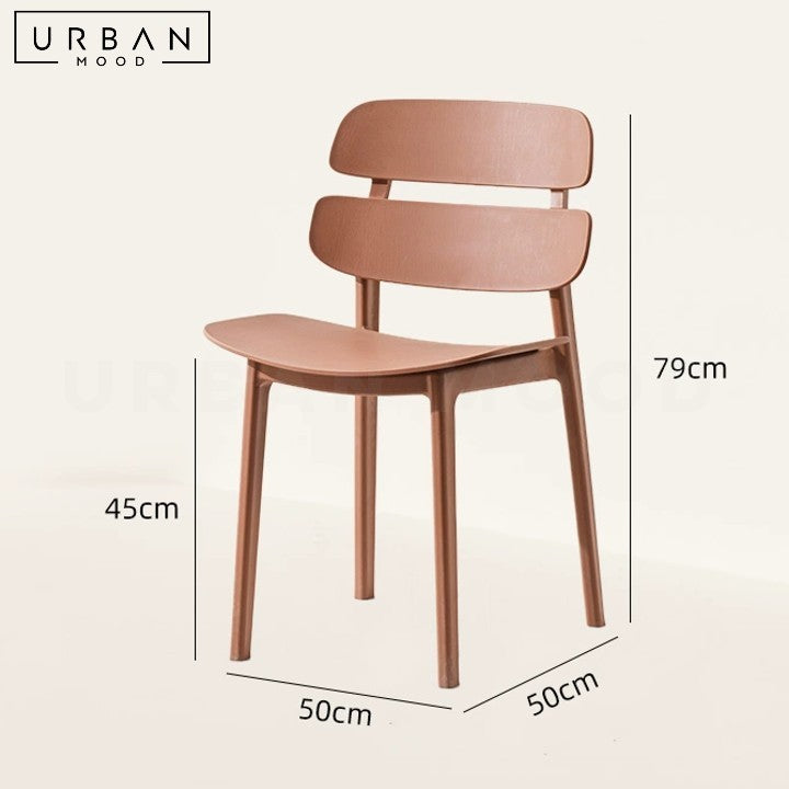 HELLEN Modern Plastic Dining Chair