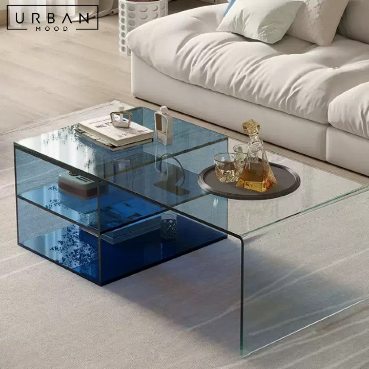HENCHY Modern Acrylic Coffee Table