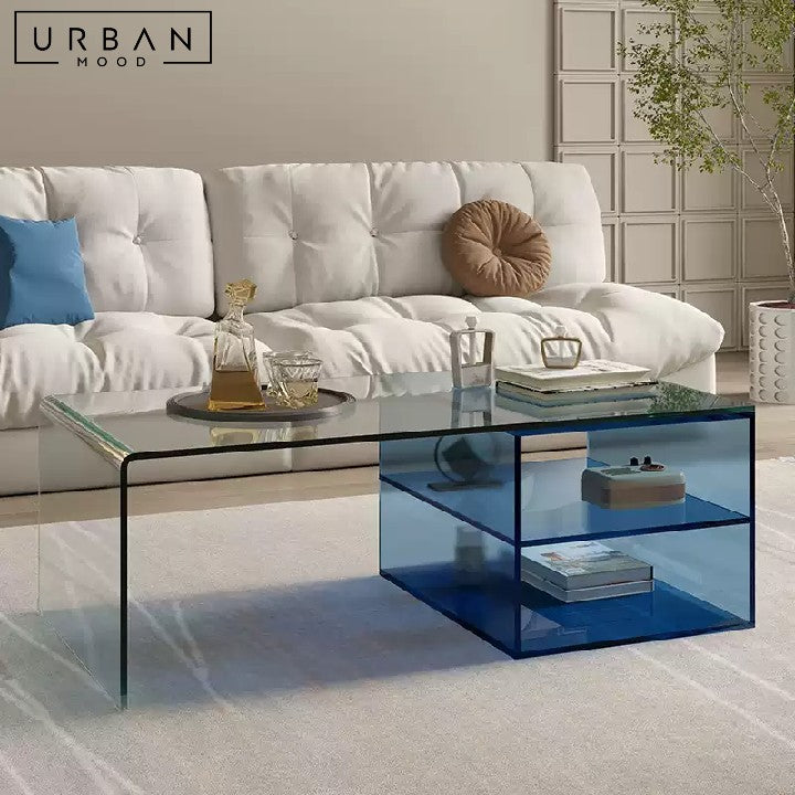 HENCHY Modern Acrylic Coffee Table