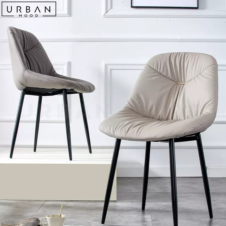 HENRIQ Modern Leather Dining Chair