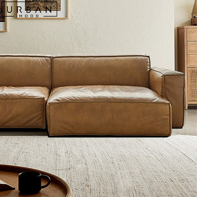 HENRY Modern Modular Leather Sofa